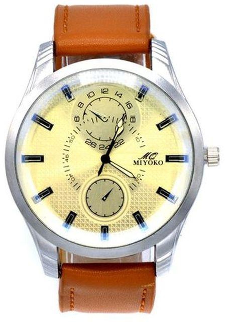 Miyoko Miyoko Leather Watch - Camel