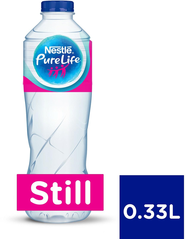 Nestle Pure Life Bottled Drinking Water - 0.33 Liter