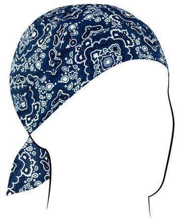 Zan Flydanna Cotton Navy Paisley