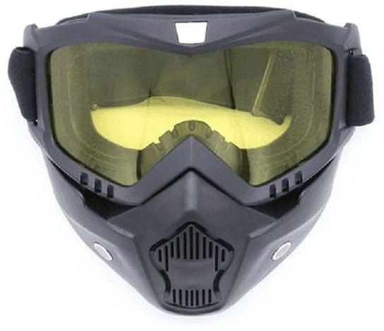 HD Shark Face Mask - Yellow