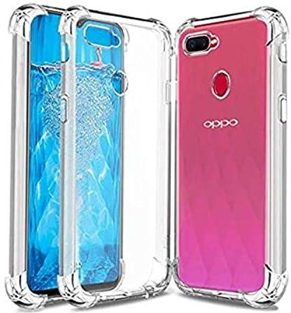 Back Silicone Cover for Oppo F9 - Transparent/Clear