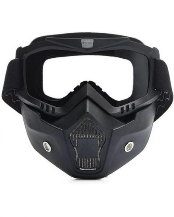 HD Shark Face Mask - Transparent Screen