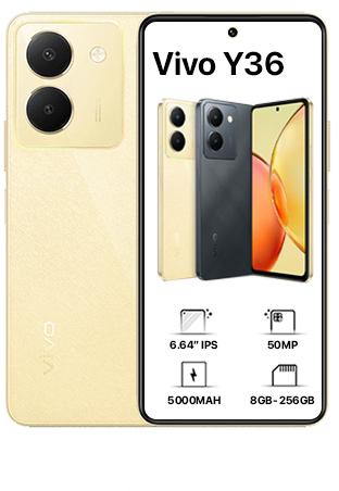 Vivo Y36 Dual Sim - 256GB, 8GB Ram, 4G