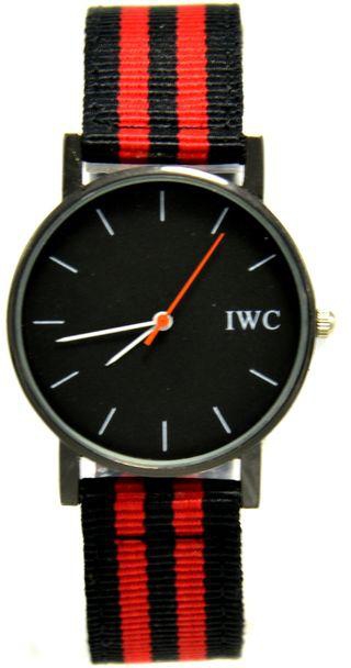 NYW-RBK Military Wristwatch - Red/Black