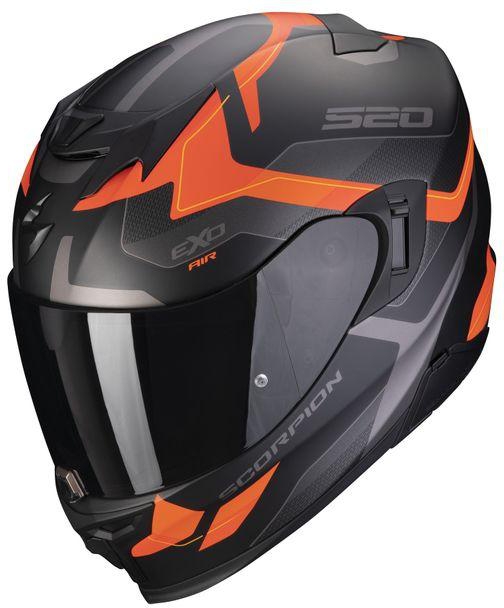 Scorpion EXO-520 Evo Air Elan Full Face Helmet - Matte Black/Orange