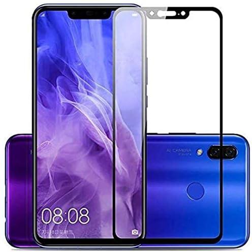 5D Curved Glass Screen Protector for 9H Hardness Huawei Nova 3i - Black