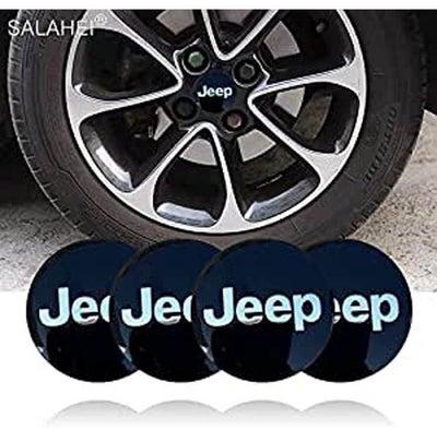 3D Sticker For Car Wheel Hubs - Jeep - 4 Pieces