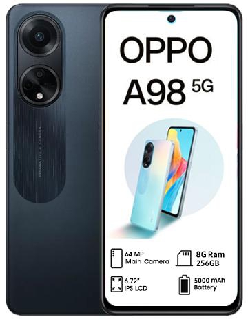 Oppo A98 Dual Sim – (256GB),8GB Ram,5G - Dubai Phone