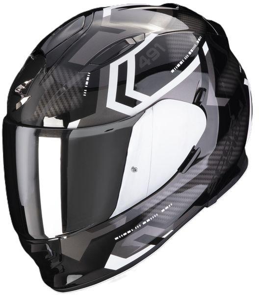 Scorpion EXO-491 Spin Full Face Helmet - Black/White