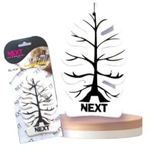 Next White Tree Freshener Black Scent