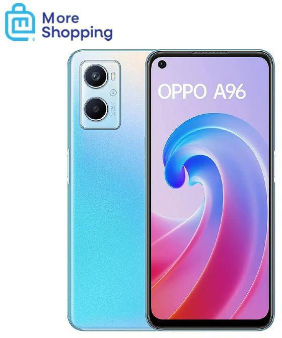 OPPO اوبو A96، شاشة 6.59 بوصة، 256 جيجا، 8 جيجا رام، 5000 مللي أمبير - أزرق صن سيت