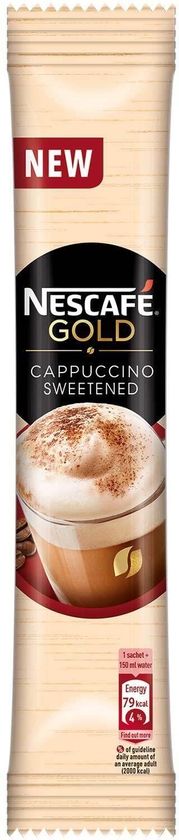 Nescafe Gold Cappuccino Sweetened - 18.5 gram