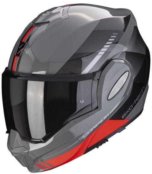 Scorpion EXO-Tech Evo Genre Modular Helmet - Grey/Black/Red