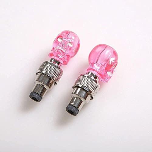 Fireflies skull head design flash valve sealing cap led, 2724286730267