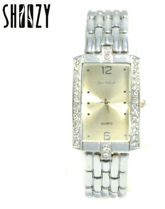 Stainless Steel Watch - For Women - Silver