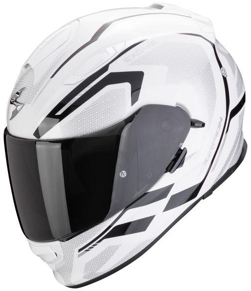 Scorpion EXO-491 Kripta Full Face Helmet - White/Black