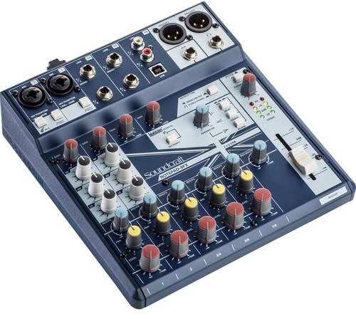 Soundcraft Notepad-8FX Small-Format Analog Mixing Console with USB I/O and Lexicon Effects