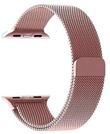 Milanese Loop Stainless Steel Apple Watch Band 42mm 44mm - Rose Gold