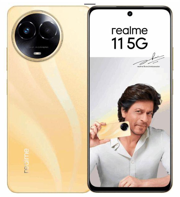 realme 11 5G- 6.72-inch 256GB/8GB Dual SIM Mobile Phone -Glory Gold (D)