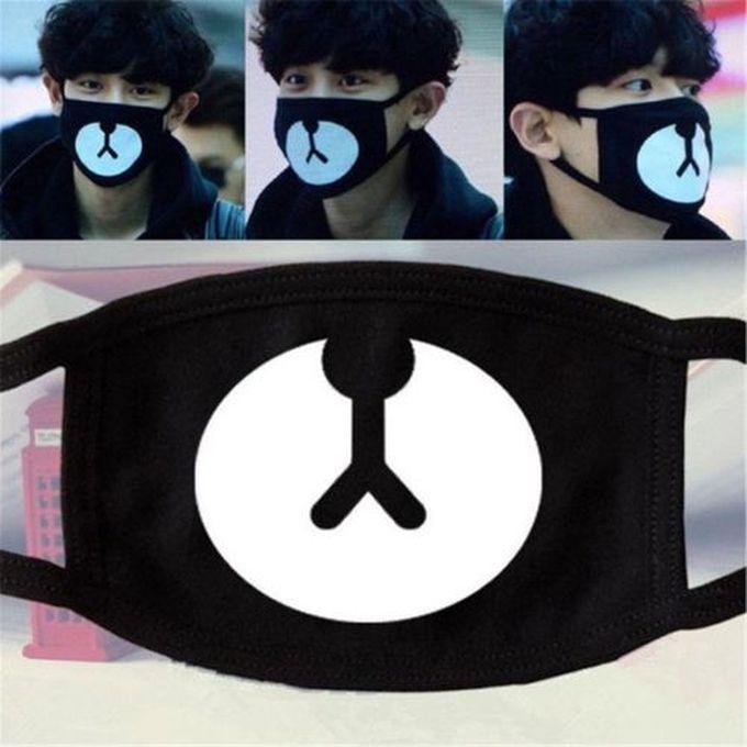 Anti-Dust Face Mask - 3 Pcs - Black