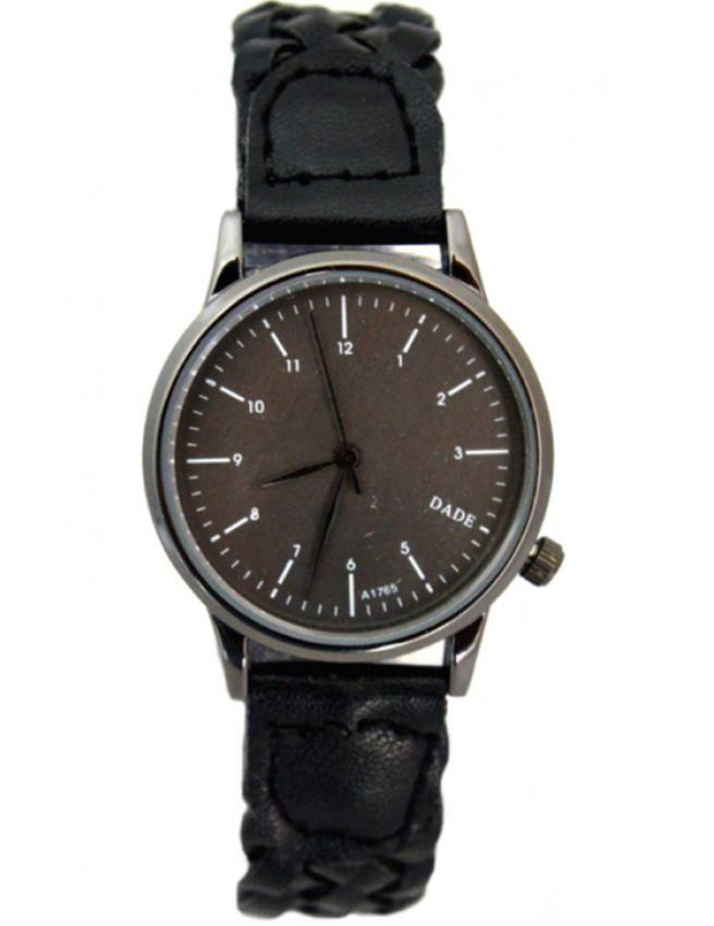 DAD-BK Leather Watch - Black