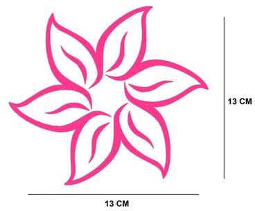 إستيكر زهرة أوركيد - وردي