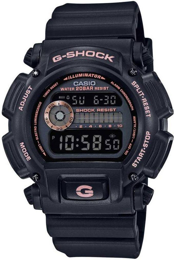 G-Shock Men's Resin Band Digital Wrist Watch - Black - DW-9052GBX-1A4DR