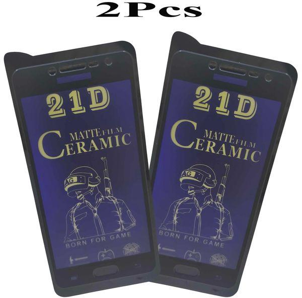 Flexible Matte Ceramics Screen Protector For Samsung Galaxy Grand Prime (G530) / G532 / J2 Prime - Two Pieces