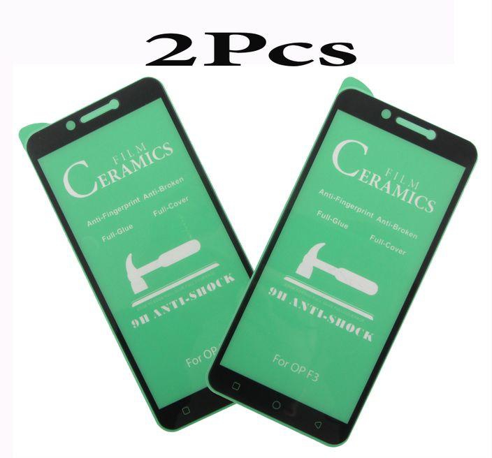 Flexible Unbreakable Matte Ceramics Screen Protector For Oppo F3 - Two Pieces