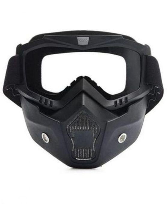 HD Shark Face Mask - Transparent Screen