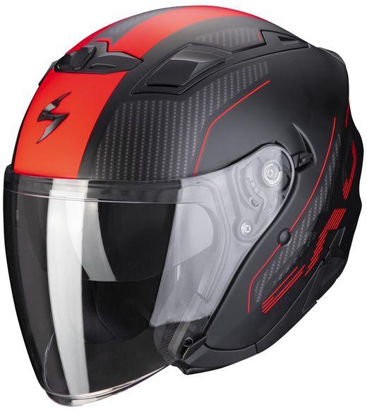 Scorpion EXO-230 Condor Open Face Helmet - Matt Black/Red