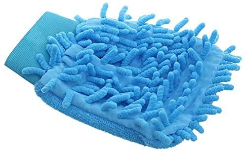 Generic Premium Car Wash Glove, Best Microfiber Cleaning Mitts , Lint Free & Ultra Absorbent use for Cars, Trucks, SUVs, Boats & Motorcycles , Blue