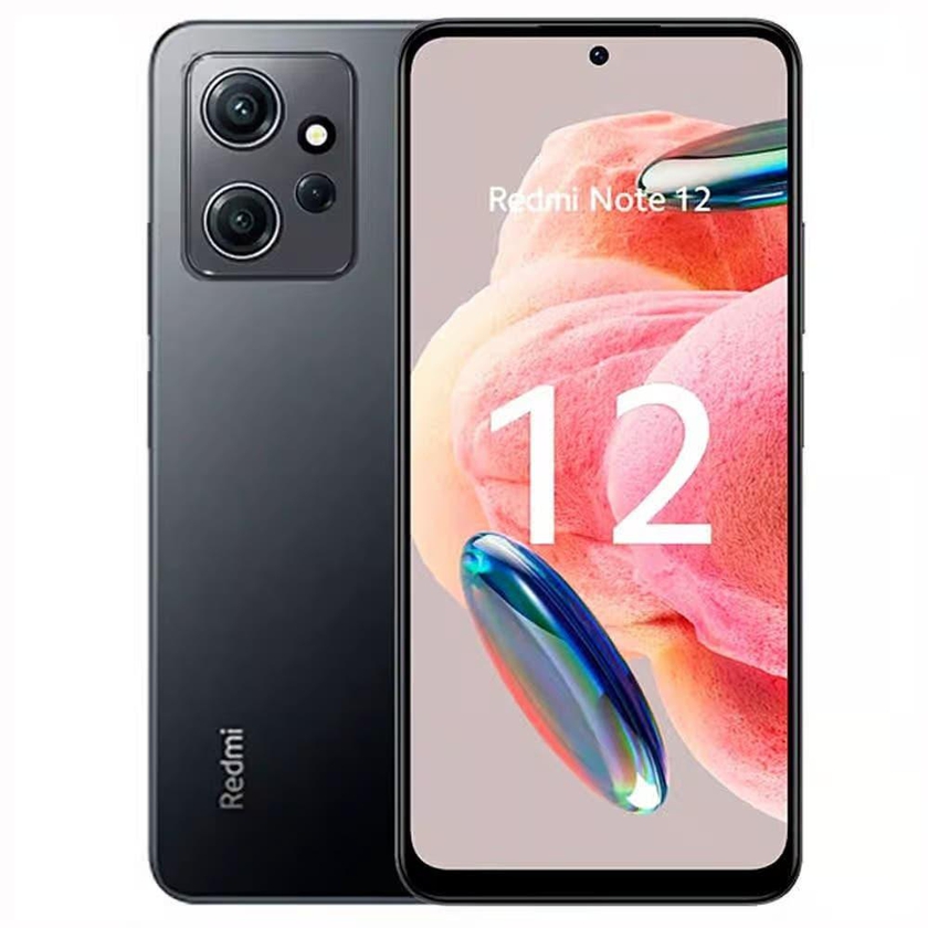 Get Xiaomi Redmi Note 12 Dual SIM Mobile Phone, 6.67 Inch, 8GB Ram, 128GB, 4G LTE - Onyx Grey with best offers | Raneen.com