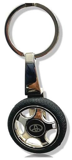 Toyota Keychain In Shape Of Tire