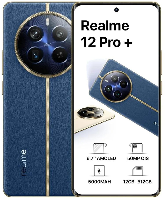 Realme 12 Pro+ Dual Sim – (512GB), 12GB RAM,5G - Dubai Phone