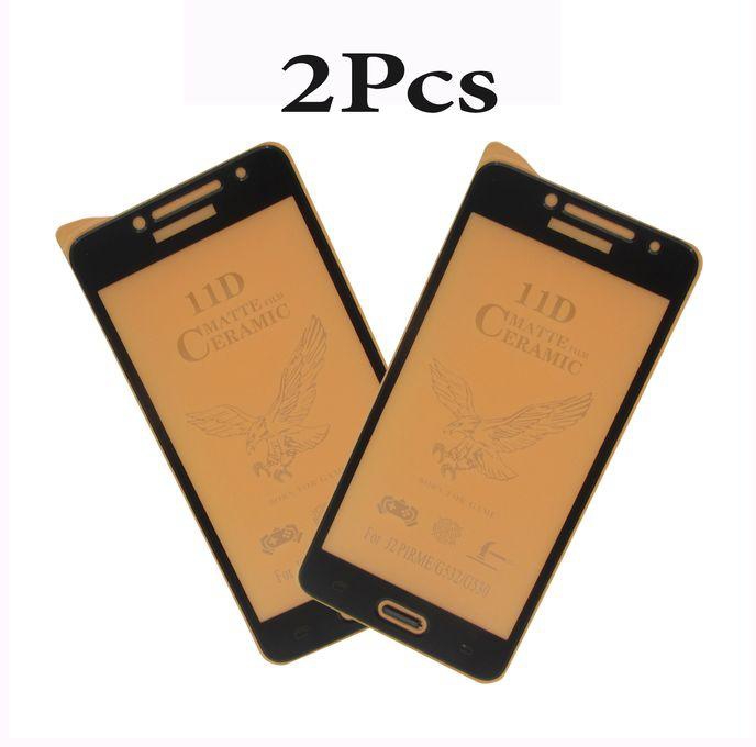 Flexible Matte Ceramics Screen Protector For Samsung Galaxy Grand Prime (G530) / G532 / J2 Prime - Two Pieces