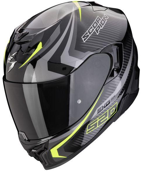 Scorpion EXO-520 Evo Air Terra Full Face Helmet - Black/Silver/Neon Yellow