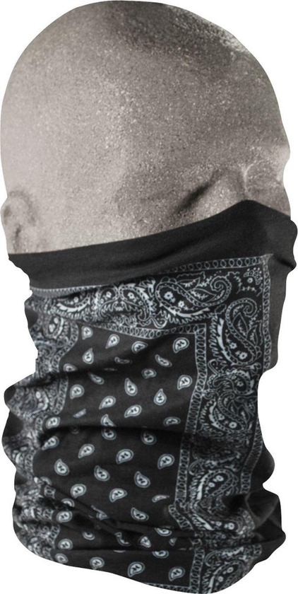 Zanheadgear Motley Tube Multi-Use Faceshield Mask - Black Paisley