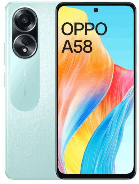 OPPO A58 - 6.72-inch 128GB/8GB Dual SIM 4G Mobile Phone - Dazzling Green (D)