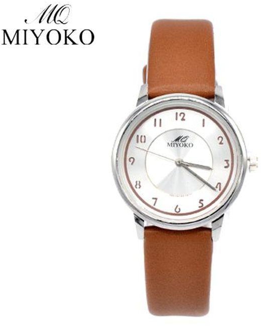 Miyoko Leather Watch -Multicolor