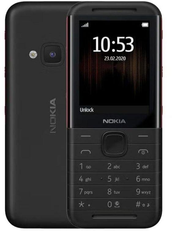 Nokia 5310 Dual SIM Phone-Black.Red