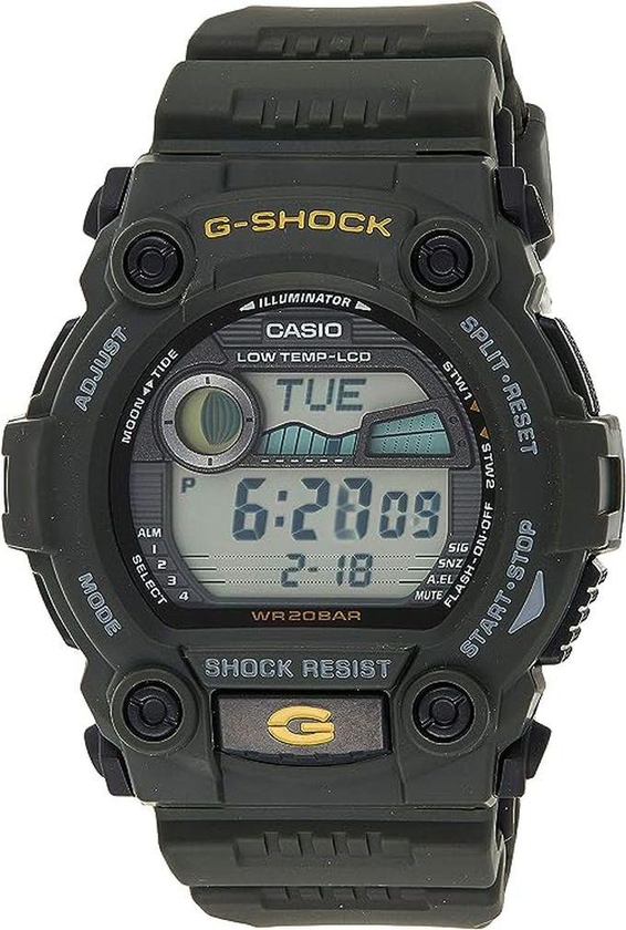 G-Shock Men's G-7900-3DR Green Resin Digital Dial Watch