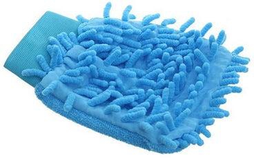 Premium Car Wash Glove, Best Microfiber Cleaning Mitts - Lint Free & Ultra Absorbent use for Cars, Trucks, SUVs, Boats & Motorcycles - Blue