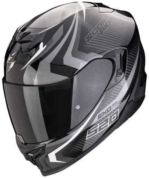 Scorpion EXO-520 Evo Air Terra Full Face Helmet - Black/Silver/White