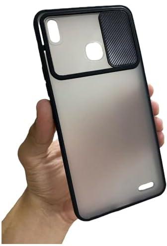 Silicone Case With Camera Protector For Infinix s5 / infinix x652 - Clear & Black