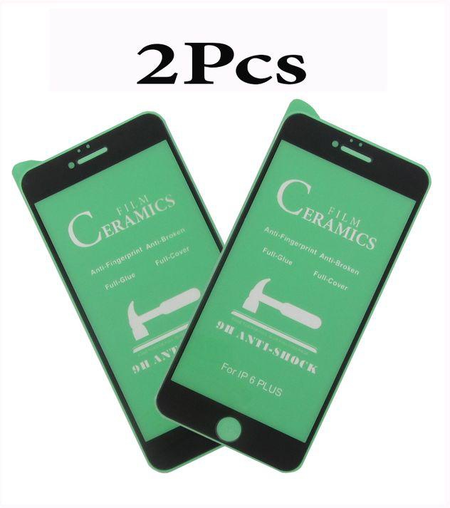 Flexible Unbreakable Matte Ceramics Screen Protector For iPhone 6 Plus - Two Pieces