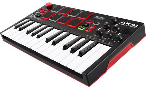 Akai Professional MPK Mini Play – Compact Keyboard and Pad Controller with Integrated Sound Module