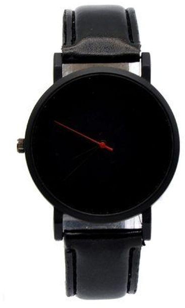 Leather Watch - Black