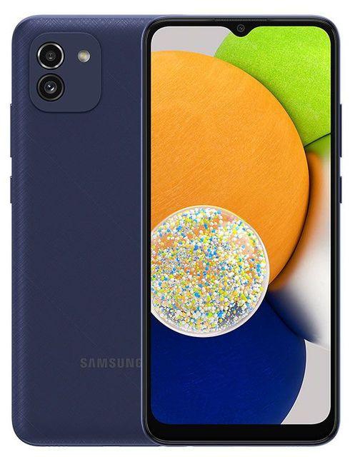 Samsung A03 - 6.5-Inch 64GB/4GB 4G Mobile Phone - Blue