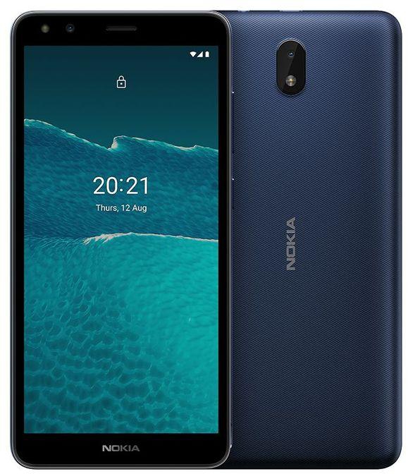 Nokia C1 2EDATION - 5.45 -Inch 16GB/1GB -TA-1380 - Dual SIM Mobile Phone - Blue